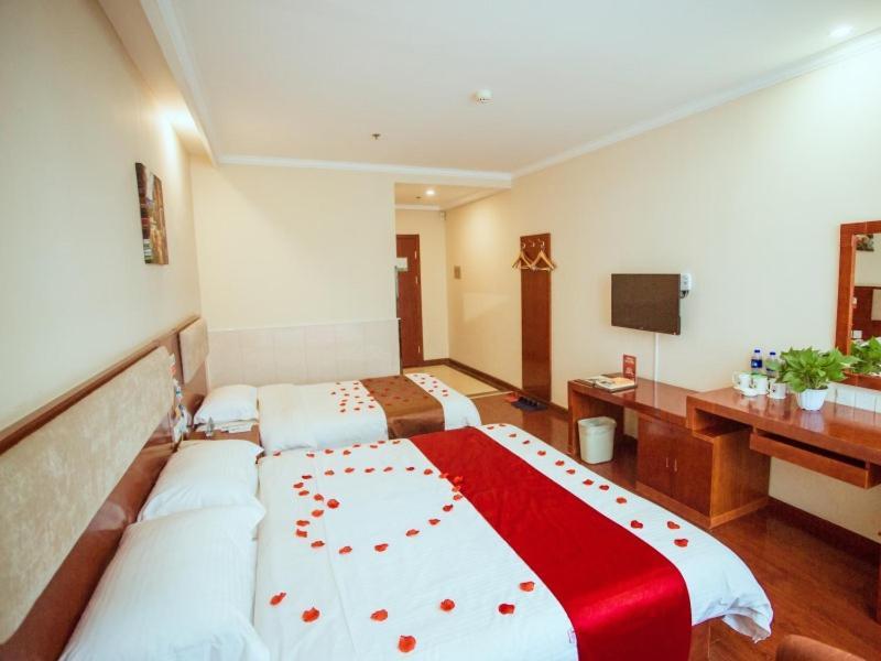 Greentree Inn Hebei Zhangjiakou Zhangbei Caoyuantian Rd Zhangku Avenue Express Hotel Kültér fotó