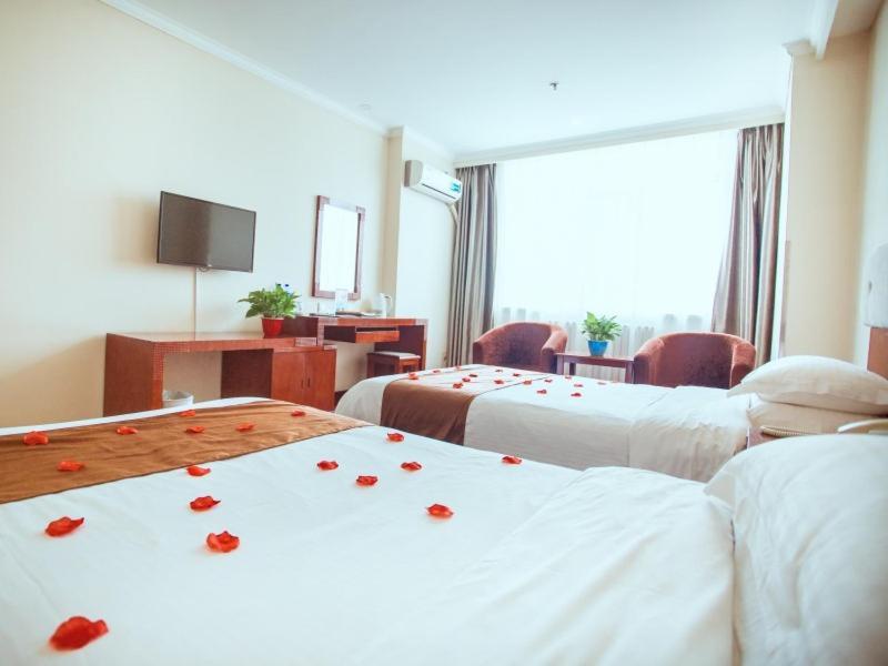 Greentree Inn Hebei Zhangjiakou Zhangbei Caoyuantian Rd Zhangku Avenue Express Hotel Kültér fotó