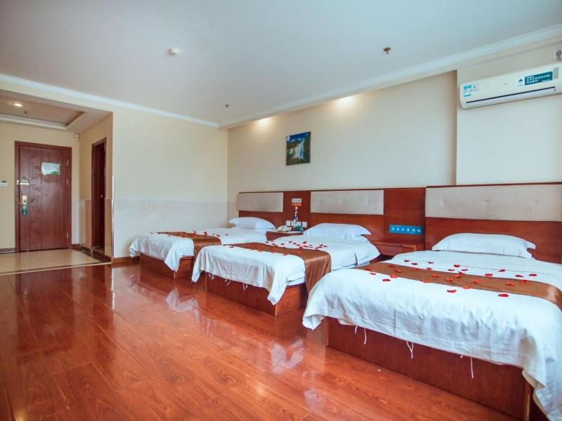 Greentree Inn Hebei Zhangjiakou Zhangbei Caoyuantian Rd Zhangku Avenue Express Hotel Kültér fotó