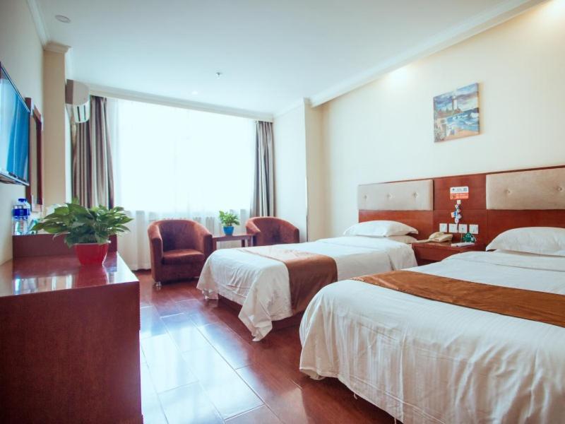 Greentree Inn Hebei Zhangjiakou Zhangbei Caoyuantian Rd Zhangku Avenue Express Hotel Kültér fotó