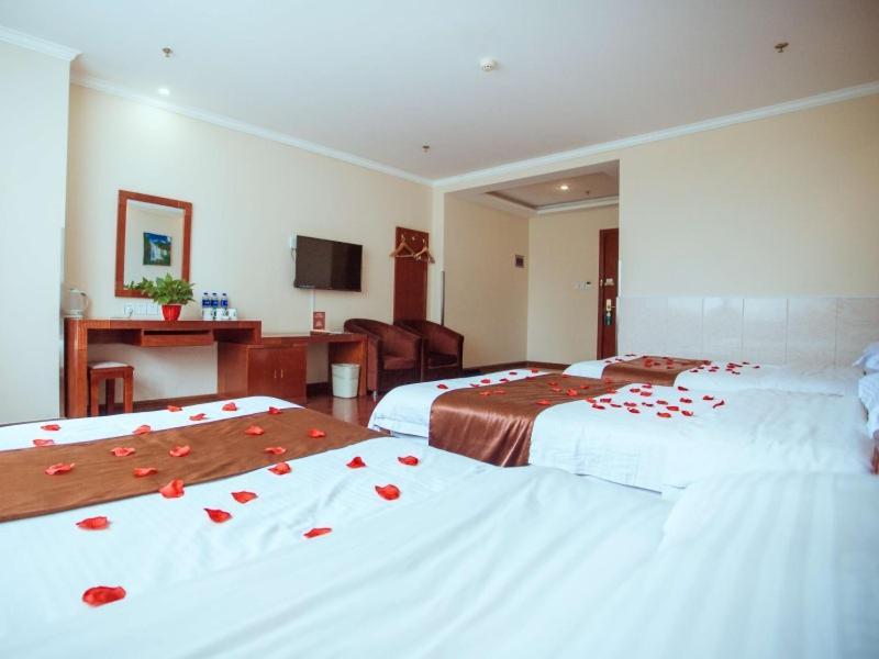Greentree Inn Hebei Zhangjiakou Zhangbei Caoyuantian Rd Zhangku Avenue Express Hotel Kültér fotó